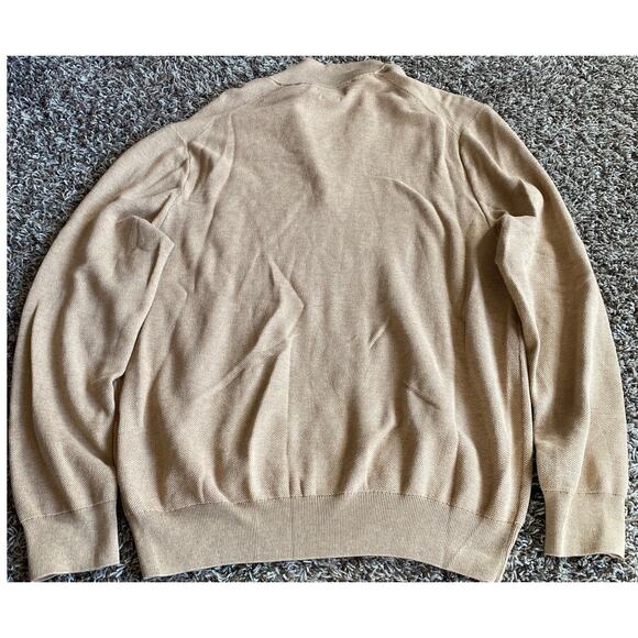 POLO RALPH LAUREN Mock Neck 1/4 Zip Sweater Men XXL - Picture 6 of 6